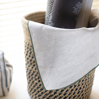 Essuie-tout en coton imprimé multi-styles, réutilisable, séchage rapide, sans peluches, avec bord renforcé pour le nettoyage quotidien