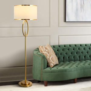 Lámparas de pie doradas modernas de colores de latón para decoración de interiores de nuevo diseño para sala de estar - Product Image 6