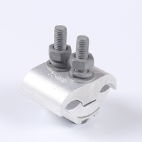 Connecteur de fixation de câble LANWANG JBL pour installations de lignes électriques aériennes, pince à rainures parallèles en aluminium