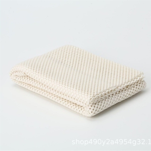 Tapis antidérapant en PVC, petit carré, blanc cassé, grande taille - Product Image 3