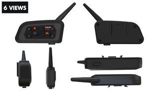 Paquete <span class=keywords><strong>doble</strong></span> XiNOWY V6 PLUS Casco de motocicleta Auriculares Bluetooth <span class=keywords><strong>Intercomunicador</strong></span> 1200M Tipo-C BT Interphone Comunicador Impermeable MP3 - Product Image 5