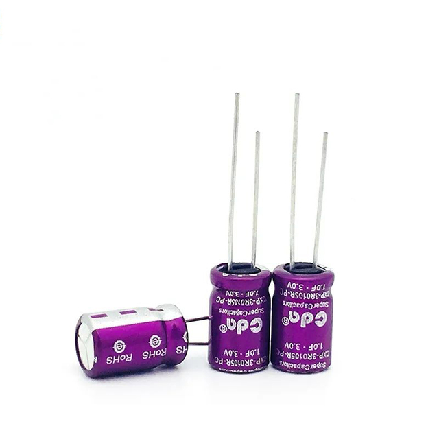 RUIST Super Capacitor 3V 1.0F CDA Farad Capacitor 3V 1.0F Replace 2.7V 1F Size 8*13mm