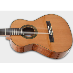 K-220 Classical Guitar Genuine Red Pine Wood 34-Inch Solid Top Small Guitar for Beginners - Product Image 4
