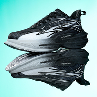 Chaussures de sport respirantes en maille avec logo de marque personnalisé pour hommes chaussures de course décontractées en cuir pour hommes