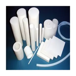 Custom Processing White PTFE board High Temperature Resistant 5mm Plastic Insulation PTFE Sheet Rod Tube