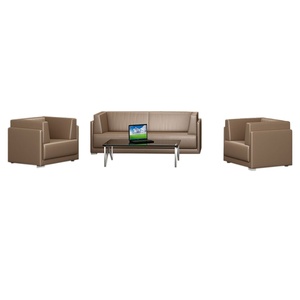 Wholesale Manufacturer Executive Black Leather Couch <b>Office</b> Furniture Houston - Product Image 5