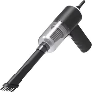 Aspirateur portable sans fil rechargeable pour voiture, aspirateur à main humide et sec, design type pistolet, électrique, alimenté par batterie, pour la maison - Product Image 1