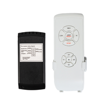 Ventilador de techo universal de tres velocidades, luz de Control remoto, receptor, ajuste de velocidad, temporizador, interruptor, hogar inteligente, compatible, rango de 30m
