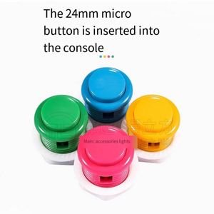 High Quality 24mm/28mm Arcade Push Button for Game Machines <b>5V</b> Fish Game Switch Coin Payment Method for Amusement - Product Image 6