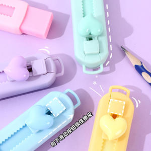 ใหม่ยางลบดินสอ4B โรงเรียน Macaron Kawaii ยางลบ5สีทำจากยางที่มีรูปแบบน่ารัก - Product Image 2