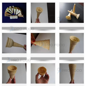 เครื่องเติมไอศกรีมทรงกรวยแบบนิ่มเอาต์พุตความเร็วสูงสำหรับการผลิตถ้วยและขนมทรงกรวย - Product Image 3