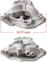Collecteur d'admission double plan en satin pour Chevy SB 1996 et versions ultérieures Vortec, Air-Gap, Professional 2028, Hi Rise Idle 1500-6500 tr/min