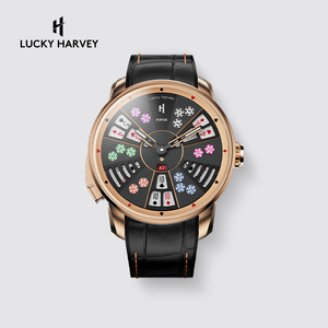 LUCKY HARVEY Player Series Sangong Poker <span class=keywords><strong>Montre</strong></span> pour hommes Moving Figure <span class=keywords><strong>Montre</strong></span> mécanique lumineuse automatique - Product Image 1