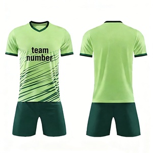 เสื้อฟุตบอลใหม่สำหรับผู้ชายสำหรับทีมผู้ใหญ่ ฝึกซ้อม-100% โพลีเอสเตอร์ ยืดหยุ่น แห้งเร็ว แขนสั้น ชุดกีฬาฟุตบอล F05 - Product Image 2
