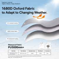 Tente de camping double couche Flying Bird Spire-Tip en toile Oxford quatre saisons pour l'extérieur, idéale pour le camping sous le ciel étoilé – La tente tendance du moment
