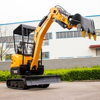 Mini Excavadora de 2 Toneladas EPA Euro 5, Excavadora Pequeña para Granja y Hogar en Venta