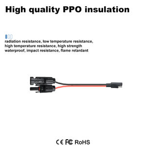Горячая распродажа IP68 Водонепроницаемый 12AWG солнечный PV Удлинительный кабель адаптер Аксессуары для солнечной системы - Product Image 5