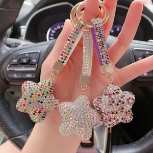 Full Rhinestone <b>Key</b> <b>Chains</b> Women Handbag Pendant Keyring Solid Color Crystal <b>Key</b> <b>Chain</b> Couple <b>Key</b> Rings - Product Image 2