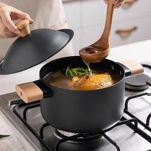 ชุดเครื่องครัวเหล็กเคลือบกันติดแบบจีนใหม่ กระทะ หม้อต้ม หม้อก้นแบน ชุดครัวครบชุดสำหรับใช้ในบ้าน - Product Image 2