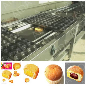 Bánh lò Máy bánh tự động dây chuyền sản xuất bánh sô cô la <span class=keywords><strong>Muffin</strong></span> Madeleine Cốc máy làm bánh - Product Image 4