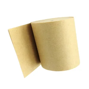 Rotolo di carta Kraft biodegradabile al 100% pasta di legno naturale non sbiancata per uso alimentare