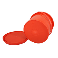 Seau de peinture vierge en plastique PP multi-usages bon marché cylindre de bucket-5Lit de peinture vide
