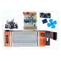 Kit Robot Complet Dongheng Electronics, Kit d'Apprentissage et de Démarrage pour Arduino Uno R3 et Platine d'Expérimentation MB102, Kit de Projet Éducatif