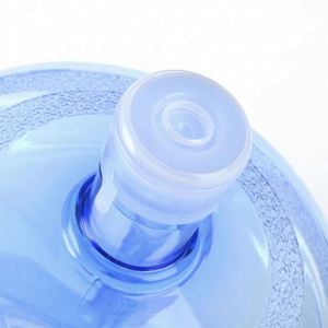 FUXI <b>5ml</b> Blue PE Material Easy Open Non-Spill Anti-Splash Ribbed Closure <b>Bottle</b> Cap with Custom Logo for Cups - Product Image 2