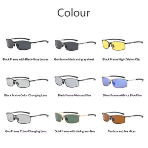 Sophisticated <strong>Elite</strong> Resilient Argent Metal Frame Sapphire Mirror <strong>TAC</strong> Lens Boutique Bulk Unisex Adult Outdoor Eyewear Sun Glasses - Product Image 5