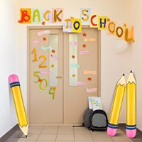 Grand ballon gonflable en PVC pour adolescents et adultes, idéal comme décoration suspendue pour fêtes d'anniversaire, accessoire photo pour la remise des diplômes et prix.