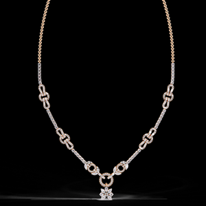 สร้อยคอจี้เพชรเม็ดเดี่ยวสังเคราะห์สำหรับวันสตรี ทองคำขาว 14K 18K น้ำหนัก 5.74 กะรัต รับรองโดย IGI ดีไซน์หรูหรา - Product Image 2