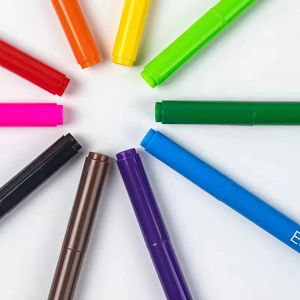 10 stylos marqueurs comestibles pour coloriage alimentaire de qualité alimentaire, outils de décoration pour gâteau d'<span class=keywords><strong>anniversaire</strong></span>, 10 pièces - Product Image 2