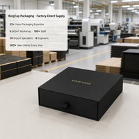 Boîte cadeau coulissante en carton noir mat avec dorure à chaud, impression personnalisée, rigide, robuste, recyclable, qualité supérieure, vente en gros, directement de l'usine