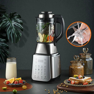 Longbank thiết kế mới điện máy xay sinh tố cho nhà bếp 1000W tốc độ cao Glass Máy xay sinh tố chuyên nghiệp Countertop Máy xay sinh tố với sưởi ấm - Product Image 2