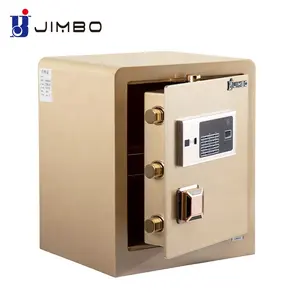 JIMBO אבטחה פלדה חסינת פריצה תכשיטים משרד ביתי כספת טביעת אצבע כספת כסף הפקדה דיגיטלית