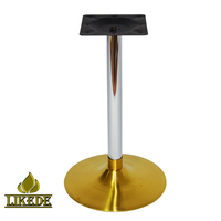 Base de tabouret de bar pivotante moderne en acier inoxydable 304 doré titane de luxe pour mobilier d'hôtel et de restaurant