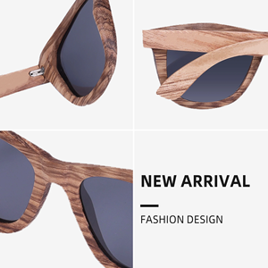 Gafas de Sol Retro Millionaire 2024, Cuadradas, con Protección UV400, Espejo Polarizado, de Madera, para Hombre y Mujer - Product Image 4