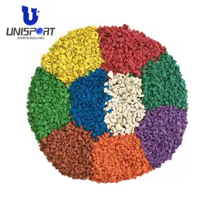 Uni三元乙丙橡胶跑道多功能彩色颗粒儿童户外地板表面