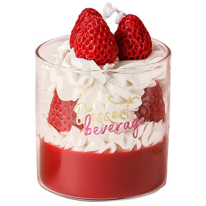 Bougie parfumée créative en verre en forme de donut, souvenir exquis, cadeau d'anniversaire unique pour la meilleure amie - Product Image 4