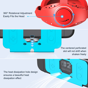 Gafas de Realidad Virtual para <span class=keywords><strong>Nintendo</strong></span> Switch OLED - Pantalla OLED <span class=keywords><strong>3D</strong></span> con Correa Ajustable para la Cabeza, Compatible con el Nuevo Modelo Switch OLED - Product Image 3