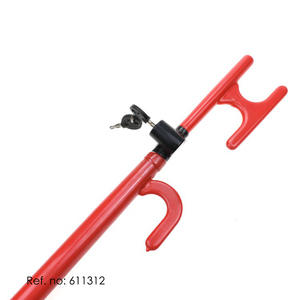 U hình xe tay lái khóa xi lanh chéo đa chức năng chống trộm khóa - Product Image 2