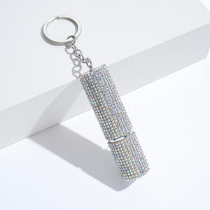 2025 New Travel Perfume Atomizer Refillable 8ml Travel Cologne Sprayer Mini Diamond Perfume <b>Bottle</b> Empty Small <b>Keychain</b> - Product Image 6