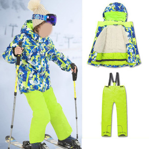 Ensemble de combinaison de ski pour enfants, comprenant une veste et un pantalon épais et imperméable pour garçons et filles. - Product Image 4