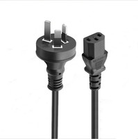 Câble d'alimentation CA 3 broches AS/NZS 3112 australien, câble d'alimentation IEC C13 pour moniteur d'ordinateur, onduleur