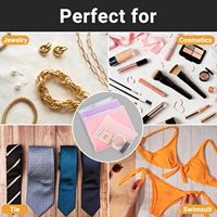 100 poly sacs recyclés en plastique avec fermeture éclair givrée pour vêtements, 30 sacs d'emballage de vêtements personnalisés avec fermeture éclair