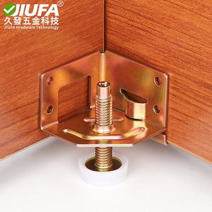 Pata Ajustable para Muebles Jiufa, Acero Laminado en Frío, Diseño Industrial, Soporte para Armario y Guardarropa, Fácil Instalación - Product Image 2
