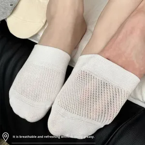 <span class=keywords><strong>Calzini</strong></span> a mezza punta da donna, invisibili, in maglia, antiscivolo, estivi, <span class=keywords><strong>per</strong></span> <span class=keywords><strong>scarpe</strong></span> <span class=keywords><strong>con</strong></span> <span class=keywords><strong>tacco</strong></span> alto, ciabatte, traspiranti, in rete sottile, <span class=keywords><strong>per</strong></span> tutti i giorni - Product Image 4