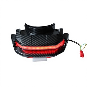 전문가용 <span class=keywords><strong>12V</strong></span> 오토바이 LED 테일 라이트 초고휘도 일체형 브레이크 스톱 램프 (GY6 추마 탱크 150CC 200CC 오토바이용) - Product Image 3