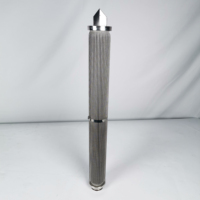 Élément filtrant de type bougie Deya SS Série L 10 pouces SS316L 5 µm Poudre frittée DOE pour l'éthanol