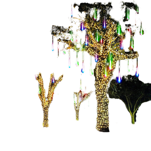 LED流星シャワーストリングライト IP65防水 屋外 クリスマス 結婚式＆ホリデーパーティーデコレーション - Product Image 3